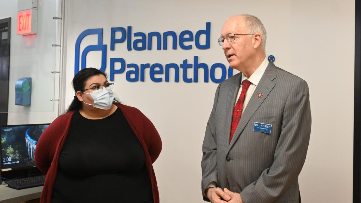 Congressman Foster visits Planned Parenthood