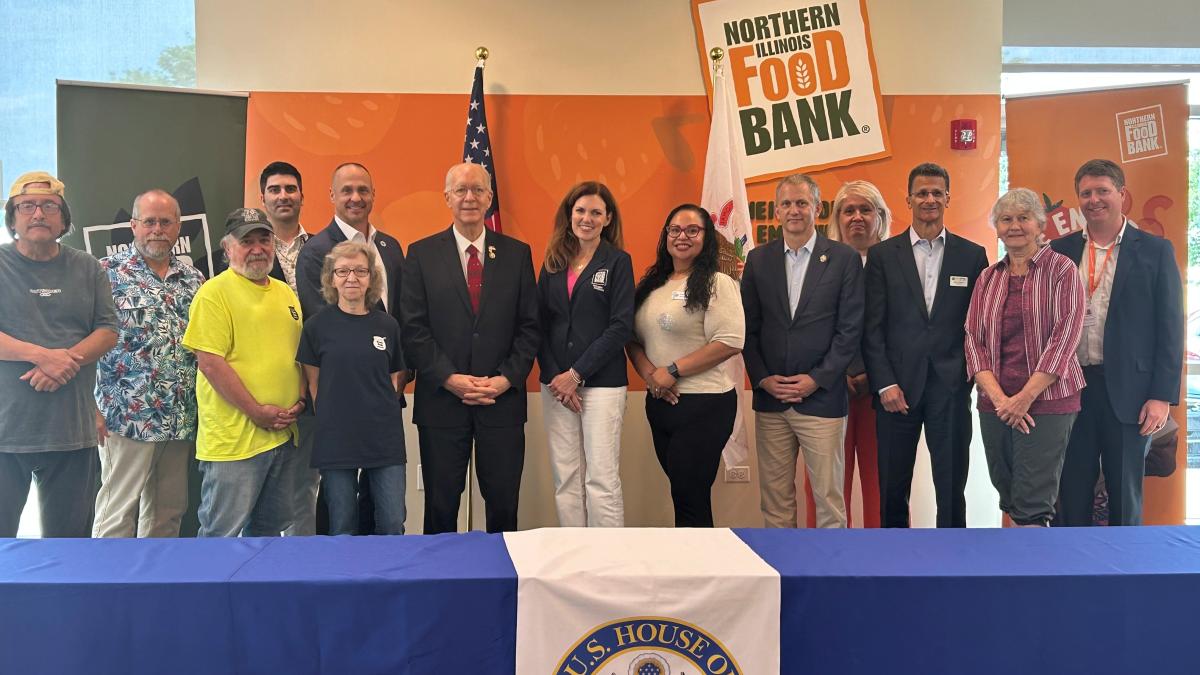 The roundtable also included representatives from Loaves and Fishes, the DuPage Township Food Pantry, Marie Wilkinson Food Pantry, and Stone Soup - Marengo.