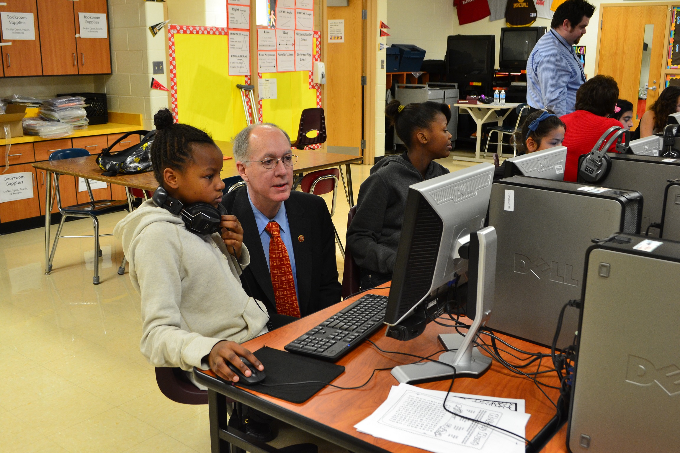 Congressman Bill Foster Participates In The Hour of Code