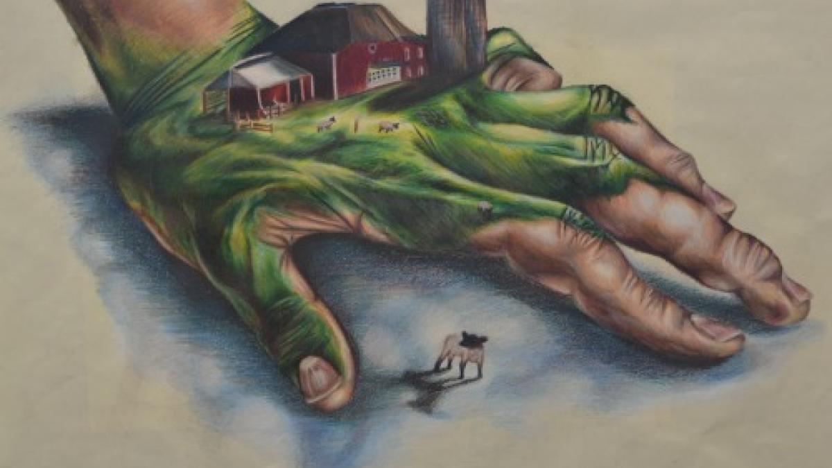 2016 CAC  CarlosFlores  Departure  ColoredPencil  WestAurora 